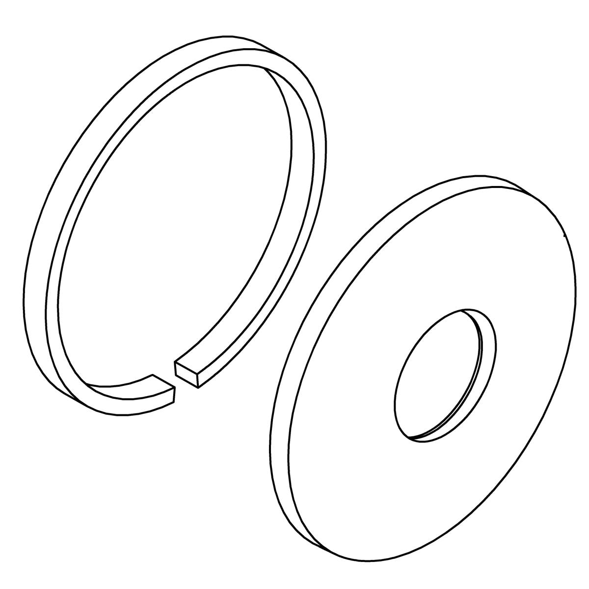 KOHLER K-1444186 Assembly, Escutcheon