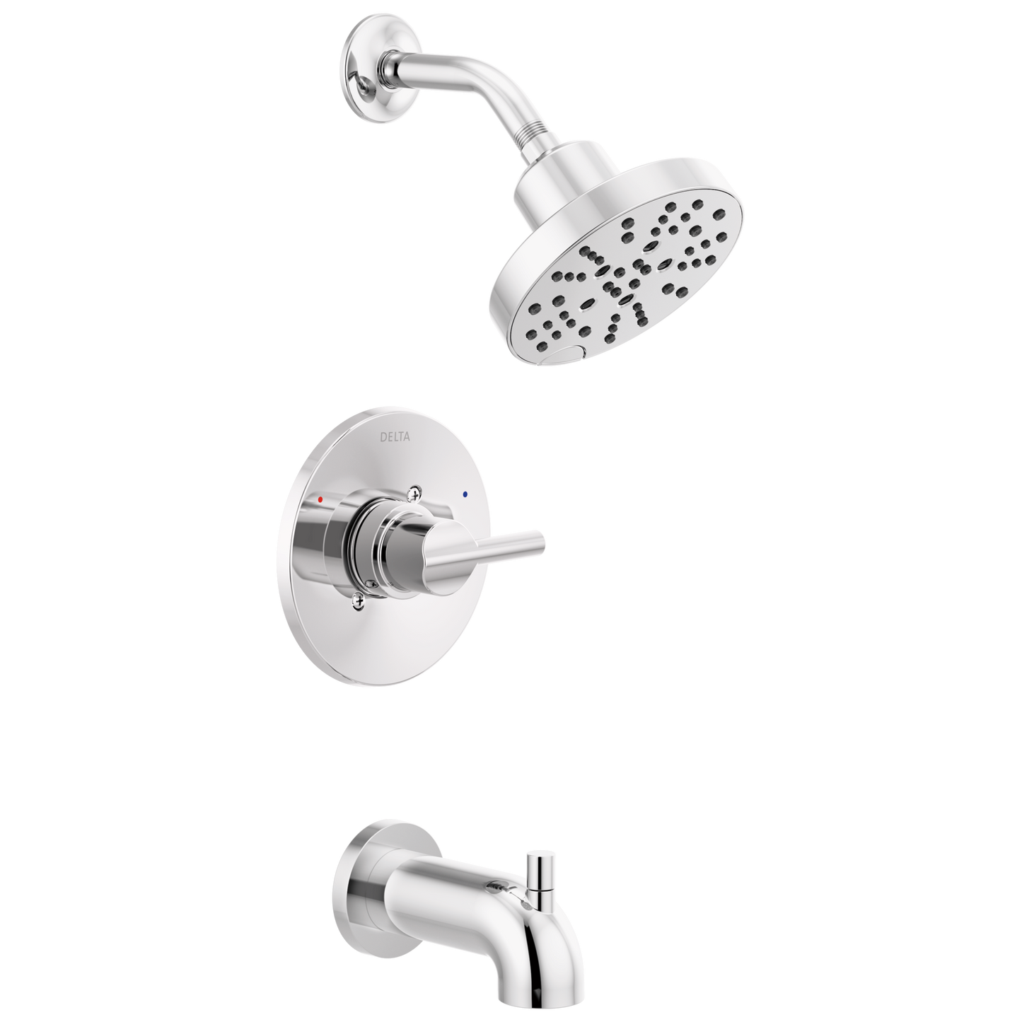 Delta Nicoli 144749 Monitor 14 Series H2Okinetic Tub and Shower - Chrome