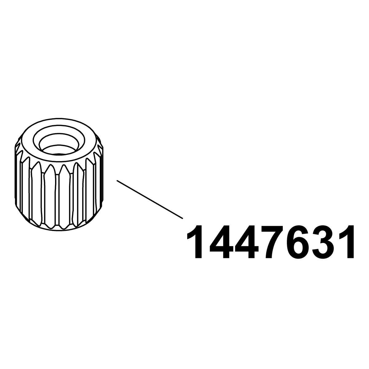 KOHLER K-1447631 Spline Adapter, Short