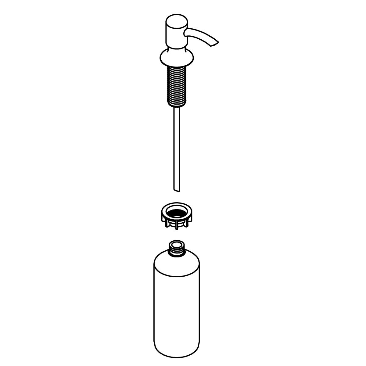 KOHLER K-1469496 Assembly, Soap Dispenser