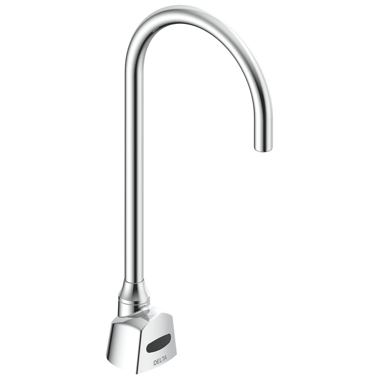 Commercial 1500T Series 1500TF3380 Deckmount Electronic SE Gooseneck Faucet, Hardwire, 0.5gpm - Chrome