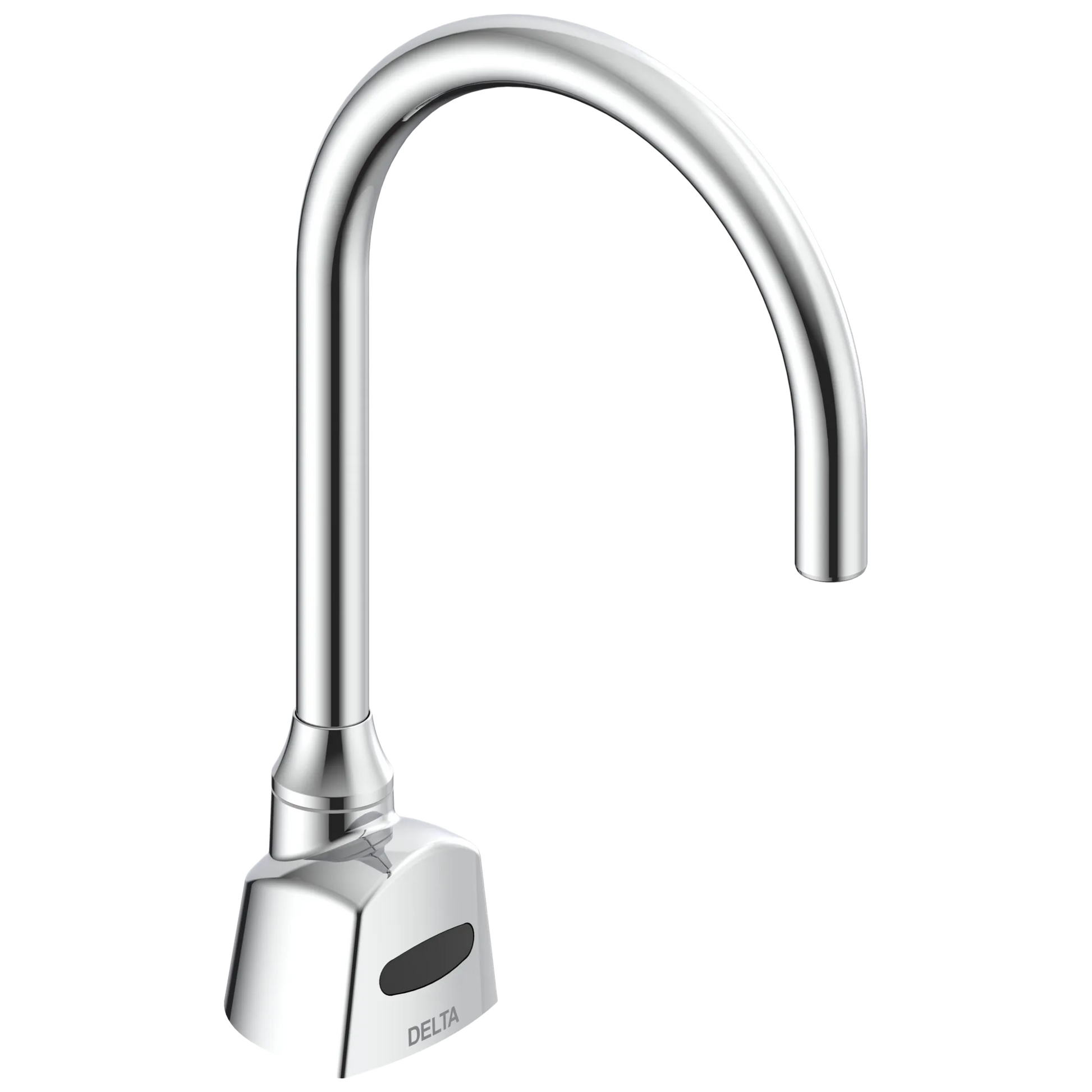 Commercial 1500T Series 1500TF3380 Deckmount Electronic SE Gooseneck Fct, HW, 0.5gpm, R35 spout - Chrome