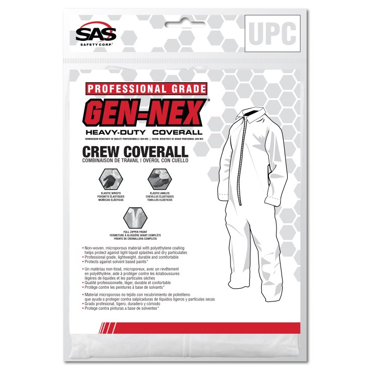 SAS Safety 6994 GenNex Hooded Pro Grade Coverall - XL