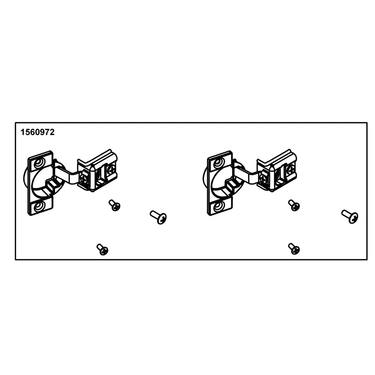 KOHLER K-1560972 Normal Hinge Kit