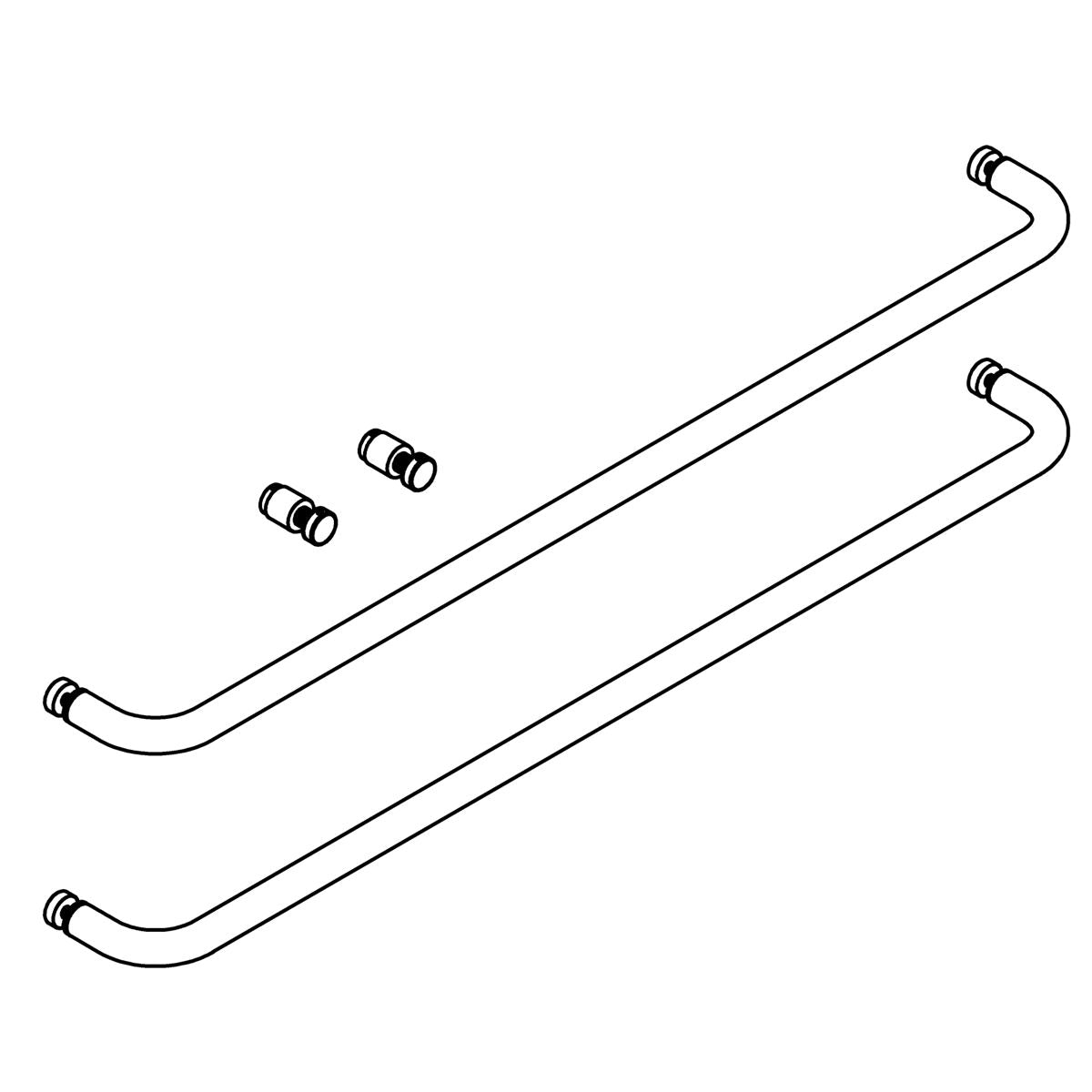 KOHLER K-1598418-03 Towel Bar Kit 27"