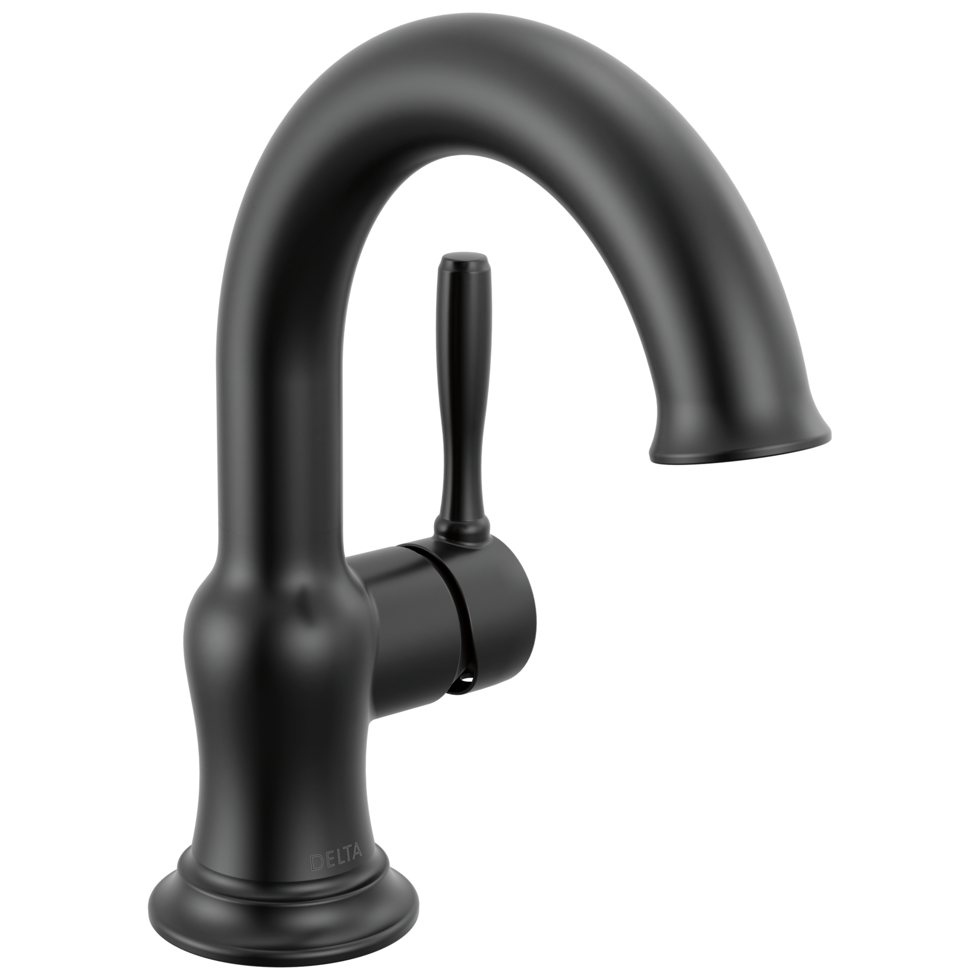 Delta Roe 15985LF Single Handle Bathroom Faucet - Matte Black