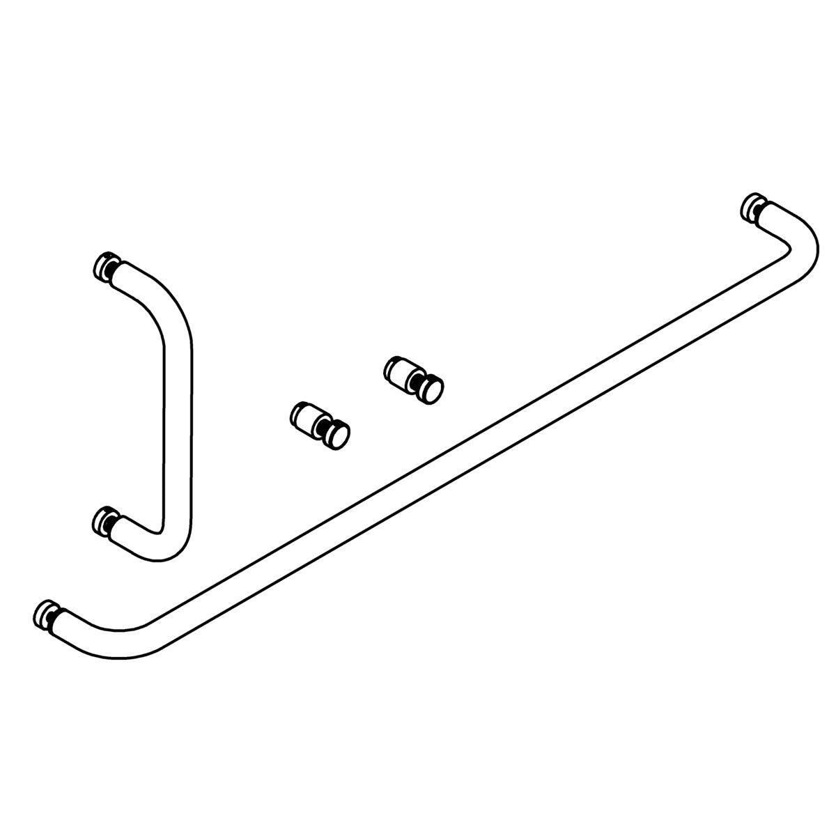 KOHLER K-1599123-02 Towel Bar 24" And Handle Kit