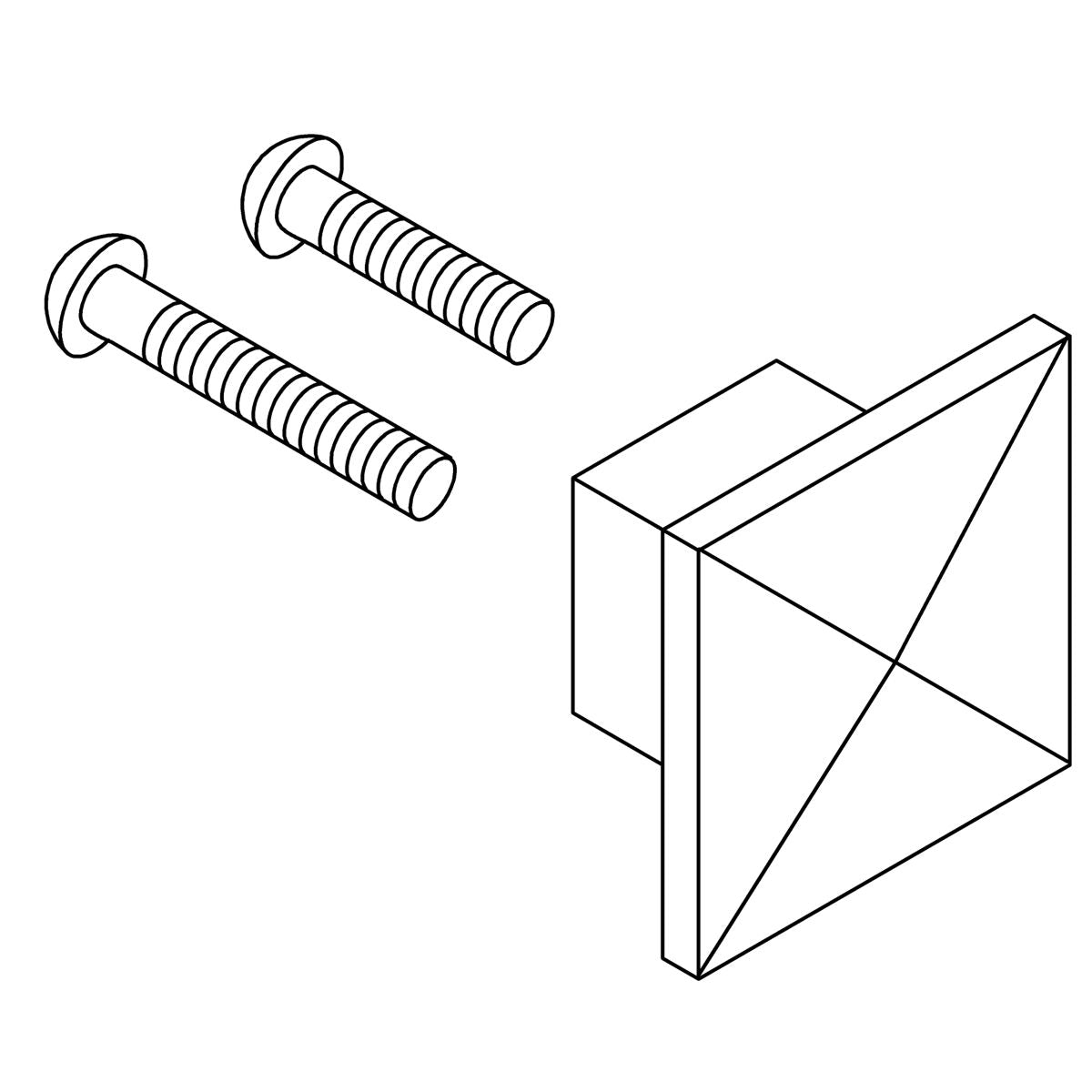 KOHLER K-1605095 60" Service Kit Of Clave Handle