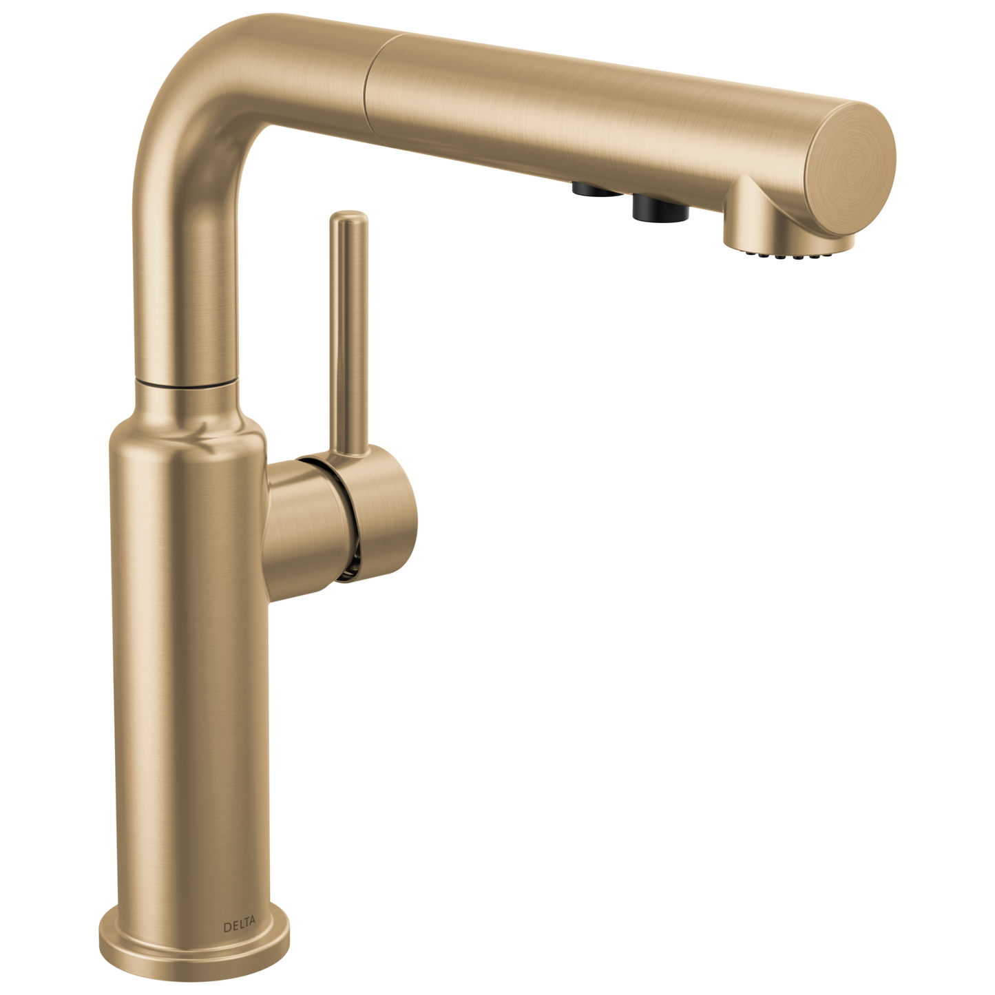 Delta Daneri 16879 Single Handle Pull-Out Kitchen Faucet - Champagne Bronze