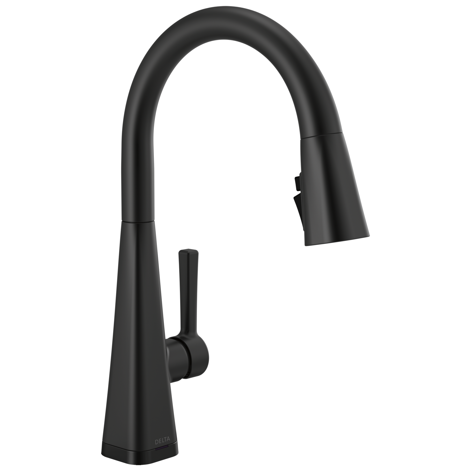 Delta Lenta 19802TLZ Single-Handle Pull-Down Kitchen Faucet with TouchTouch 2O Technology - Matte Black