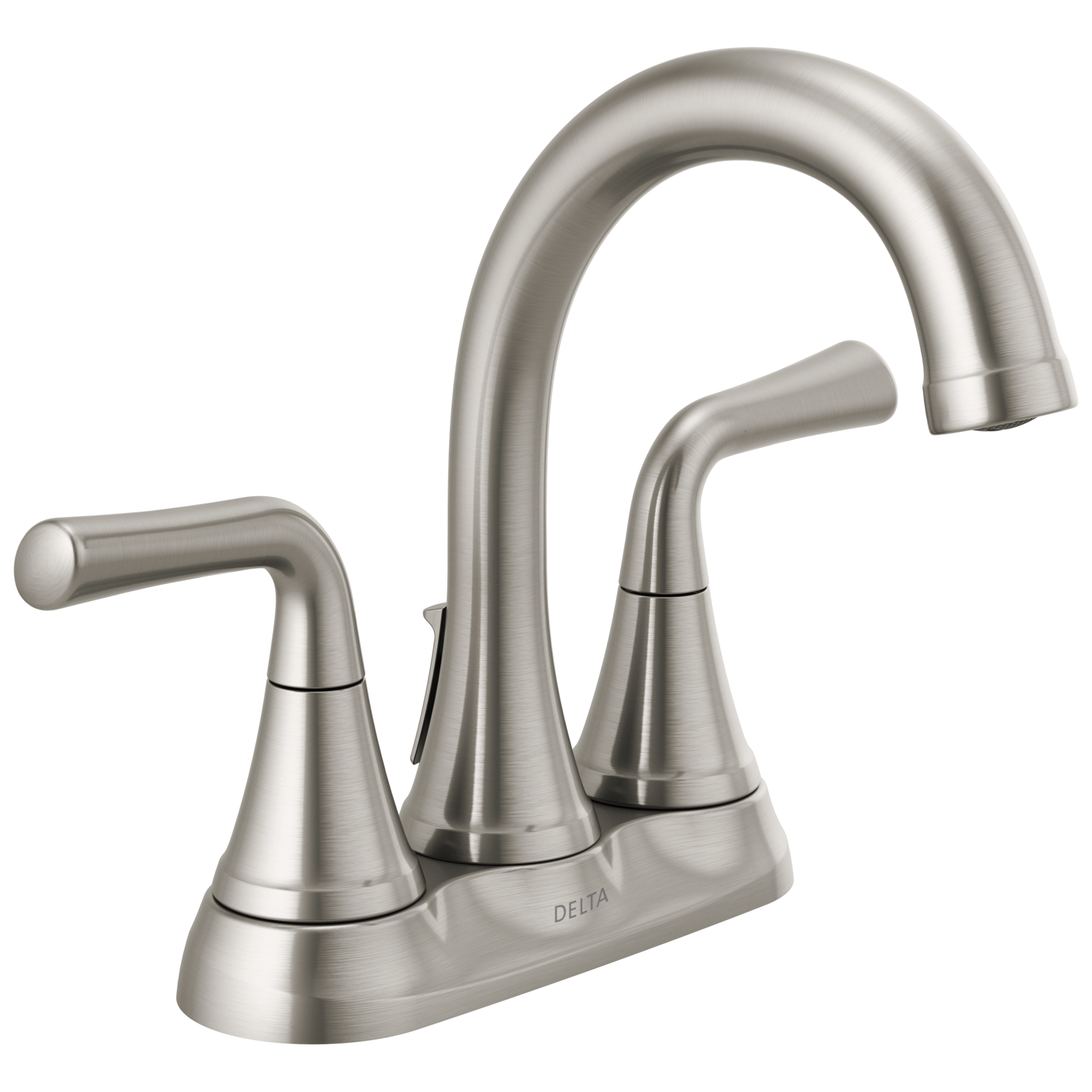Delta Kayra 2533LF Two Handle Tract-Pack Centerset Bathroom Faucet - Stainless