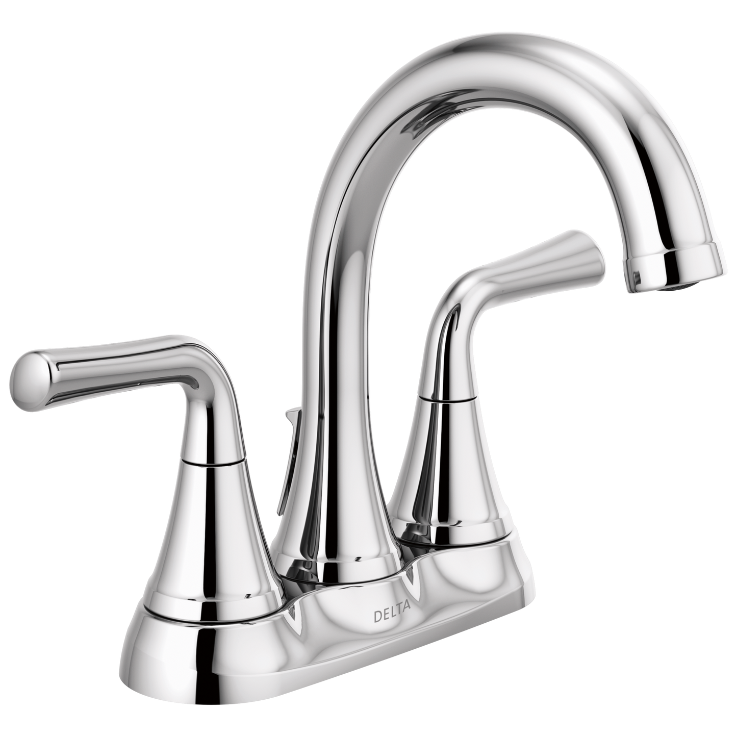 Delta Kayra 2533LF Two Handle Tract-Pack Centerset Bathroom Faucet - Chrome