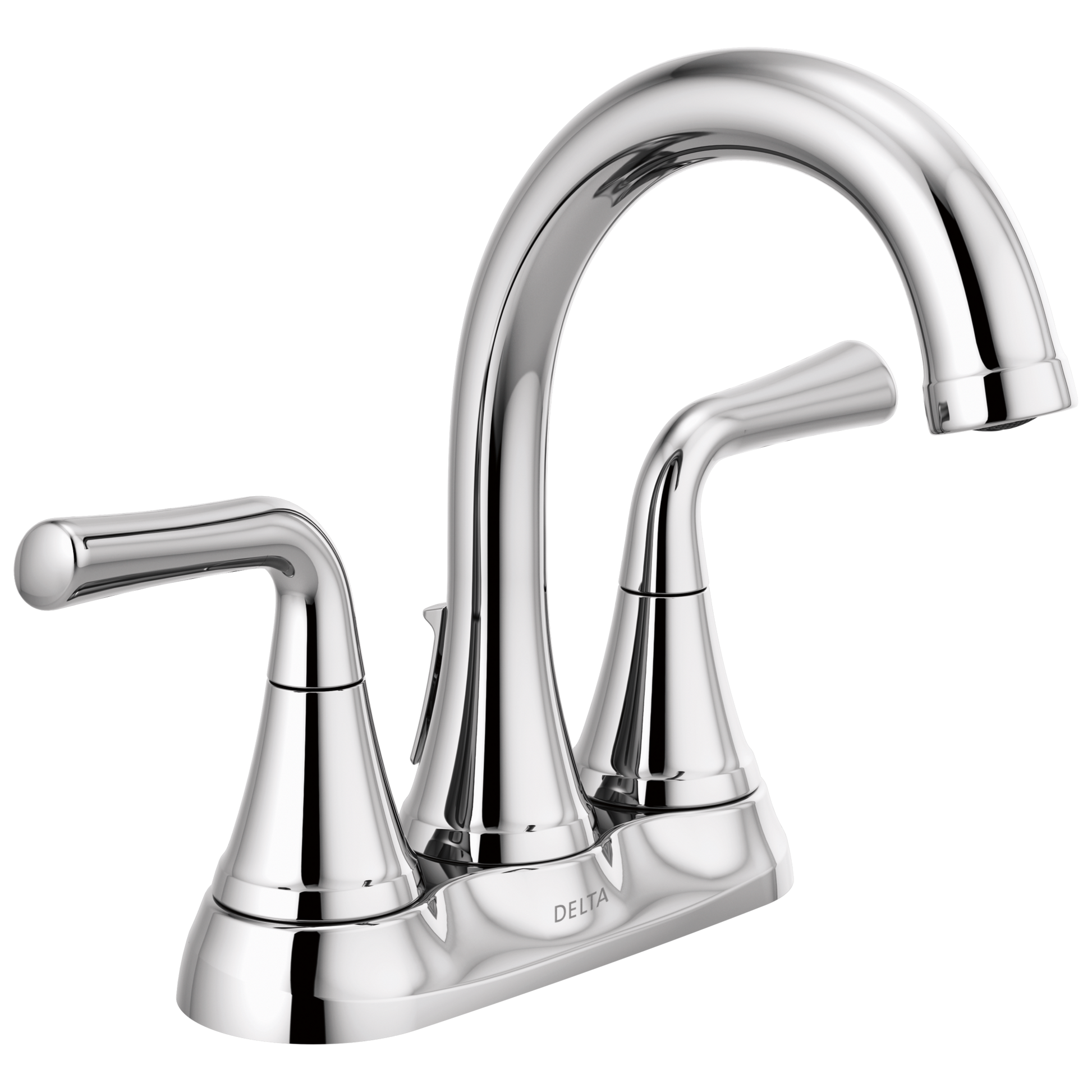 Delta Kayra 2533LF Two Handle Tract-Pack Centerset Bathroom Faucet - Chrome