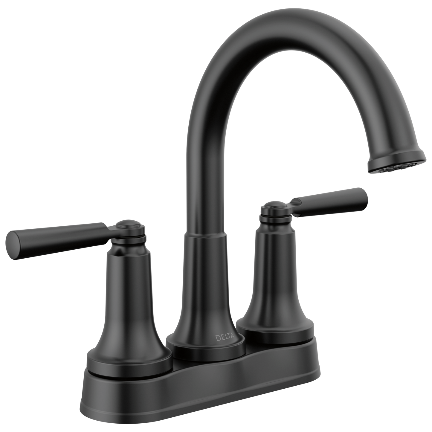 Delta Saylor 2535 Two Handle Centerset Bathroom Faucet - Matte Black