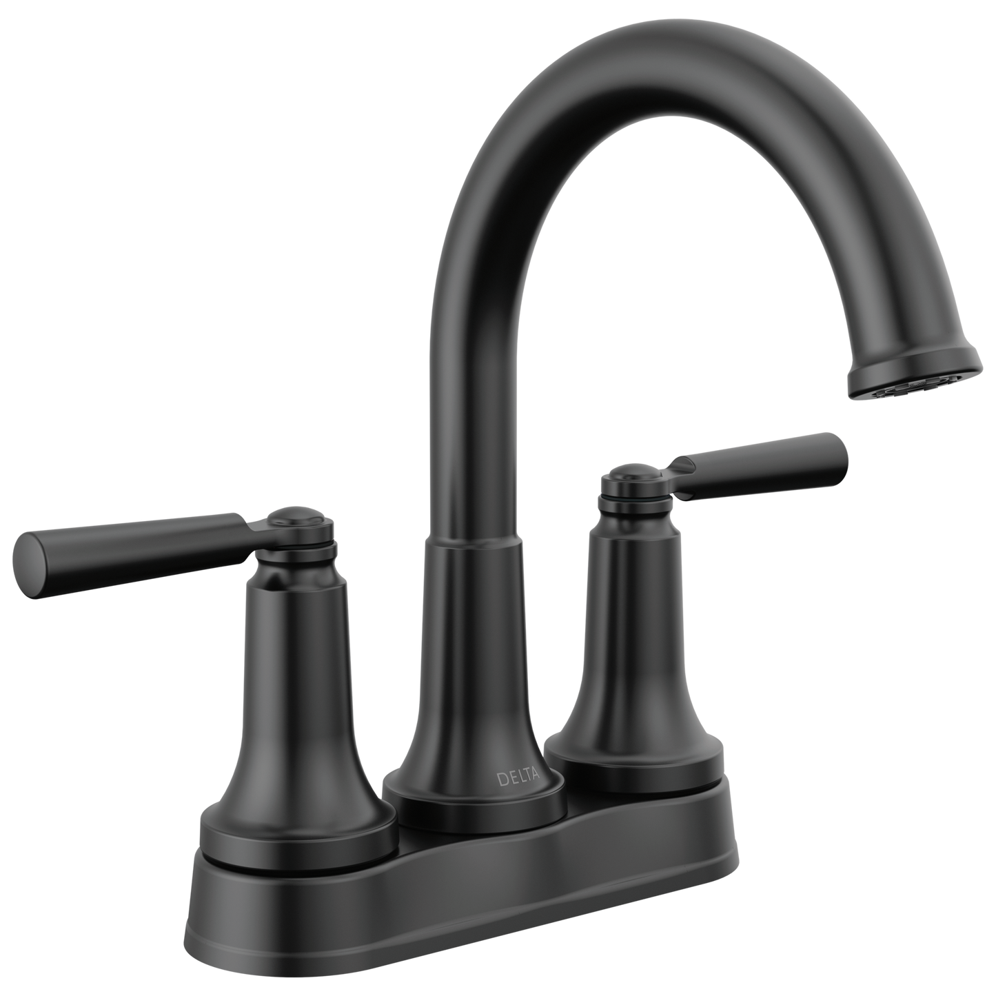 Delta Saylor 2535 Two Handle Tract-Pack Centerset Bathroom Faucet - Matte Black