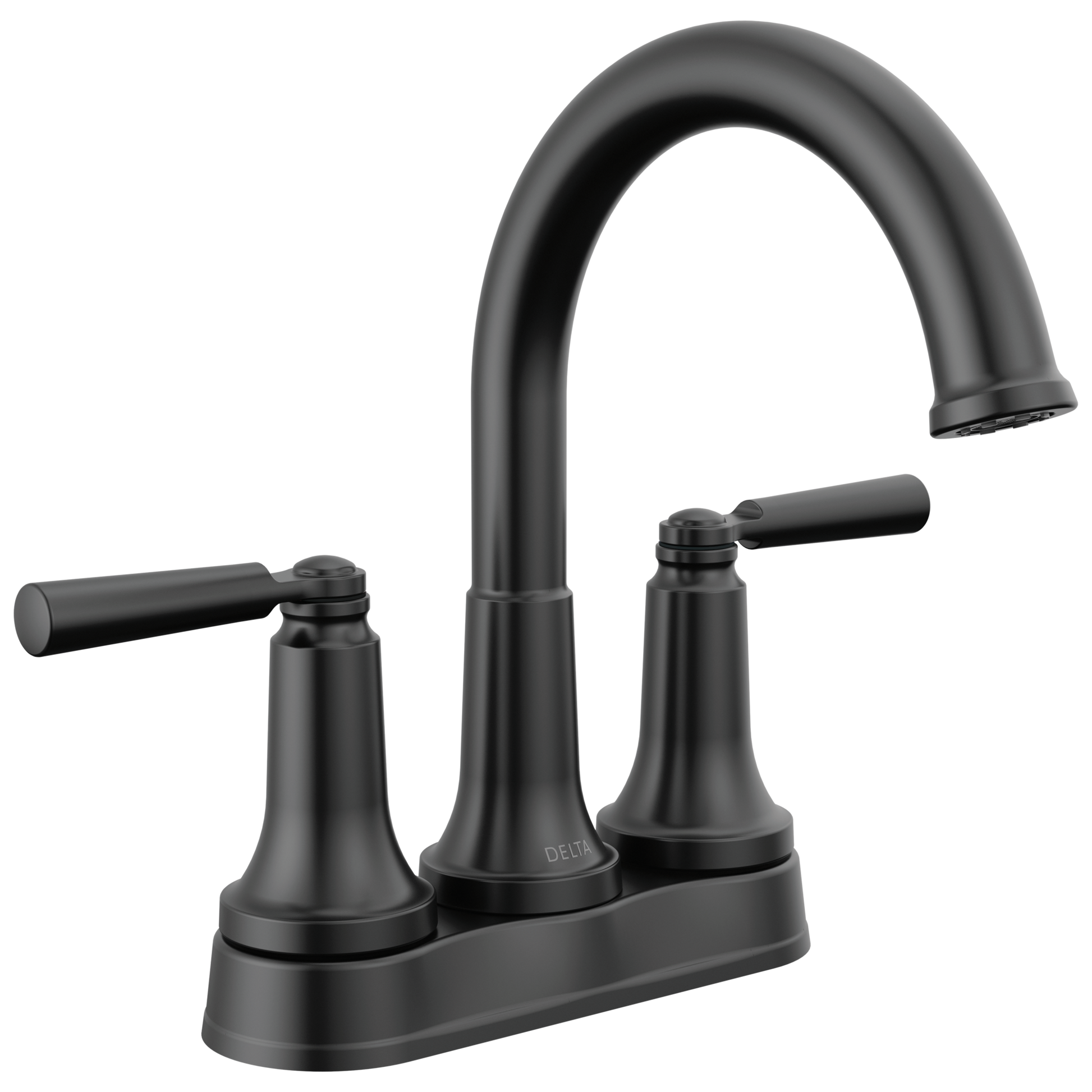 Delta Saylor 2535 Two Handle Tract-Pack Centerset Bathroom Faucet - Matte Black