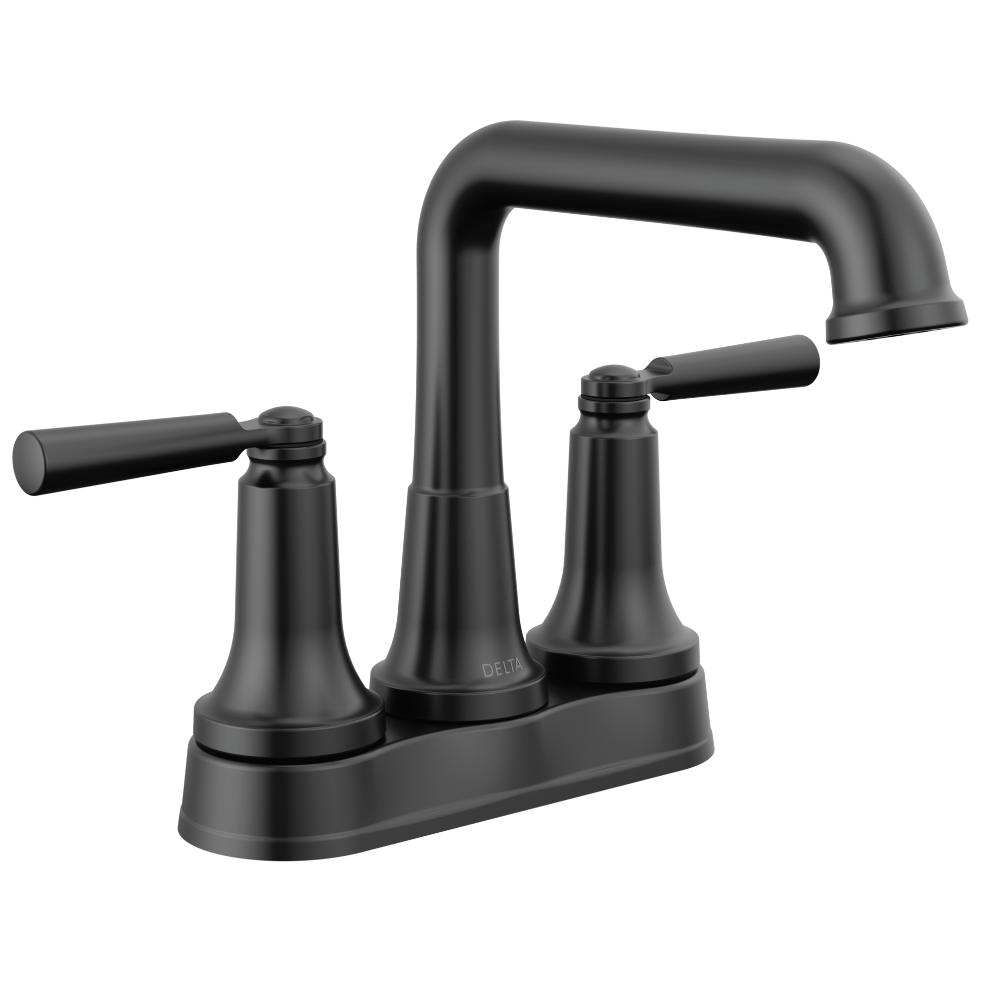 Delta Saylor 2536 Two Handle Tract-Pack Centerset Bathroom Faucet - Matte Black