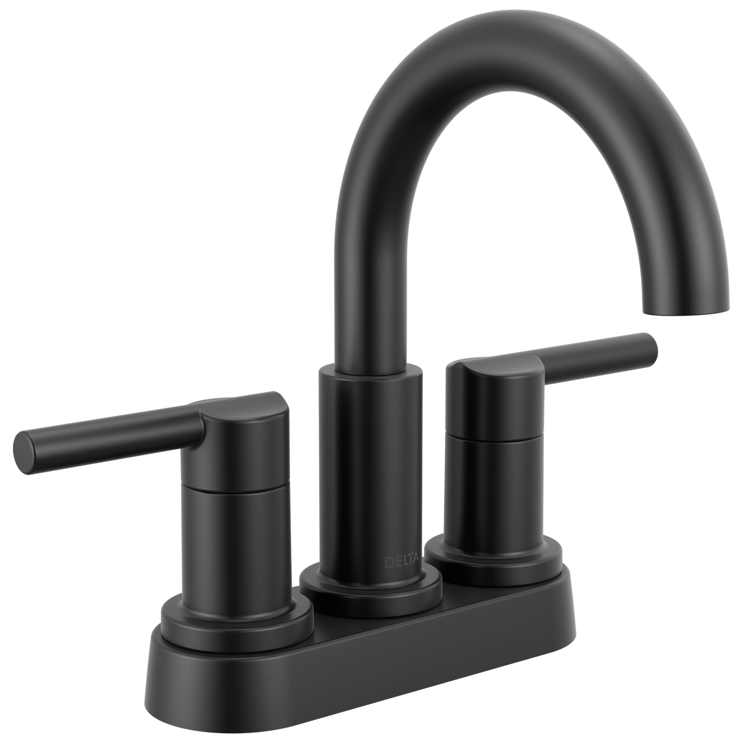 Delta Nicoli 25749LF Two Handle Centerset Bathroom Faucet - Matte Black