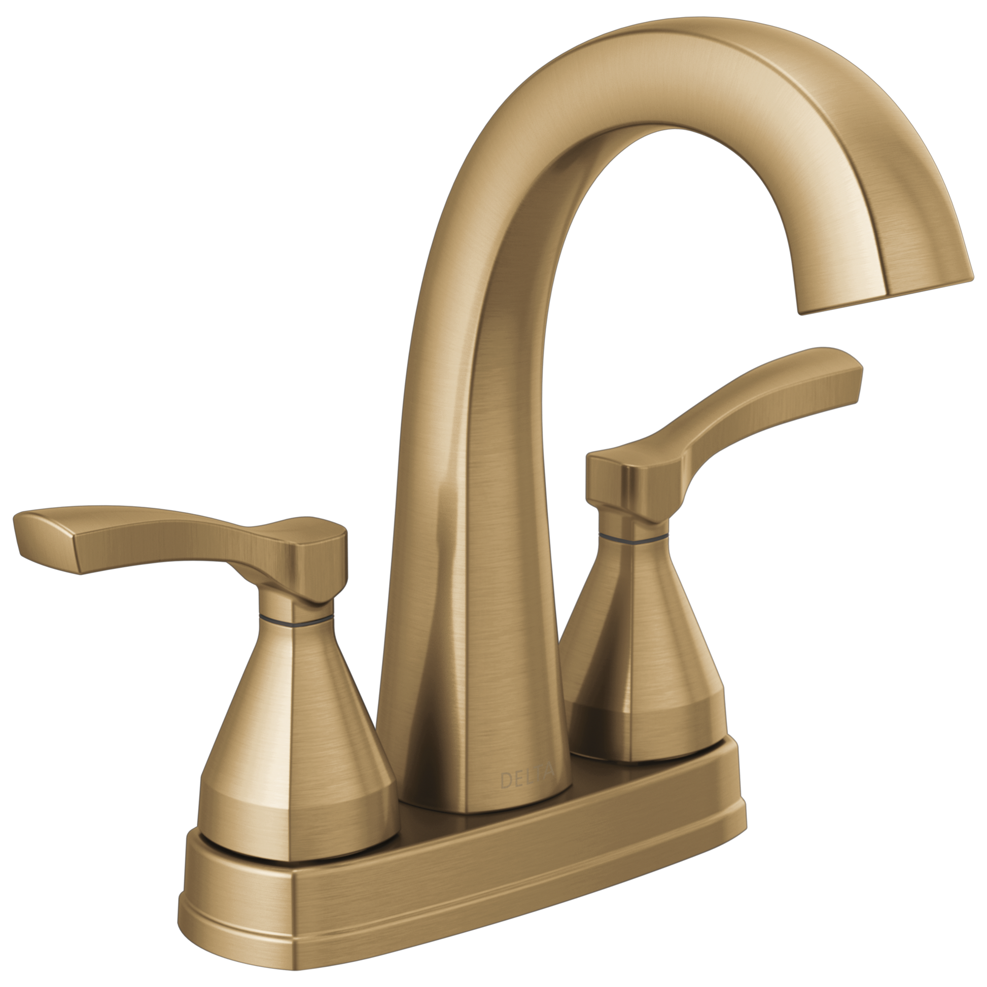 Delta Stryke 25775 Two Handle Centerset Bathroom Faucet - Lumicoat Champagne Bronze
