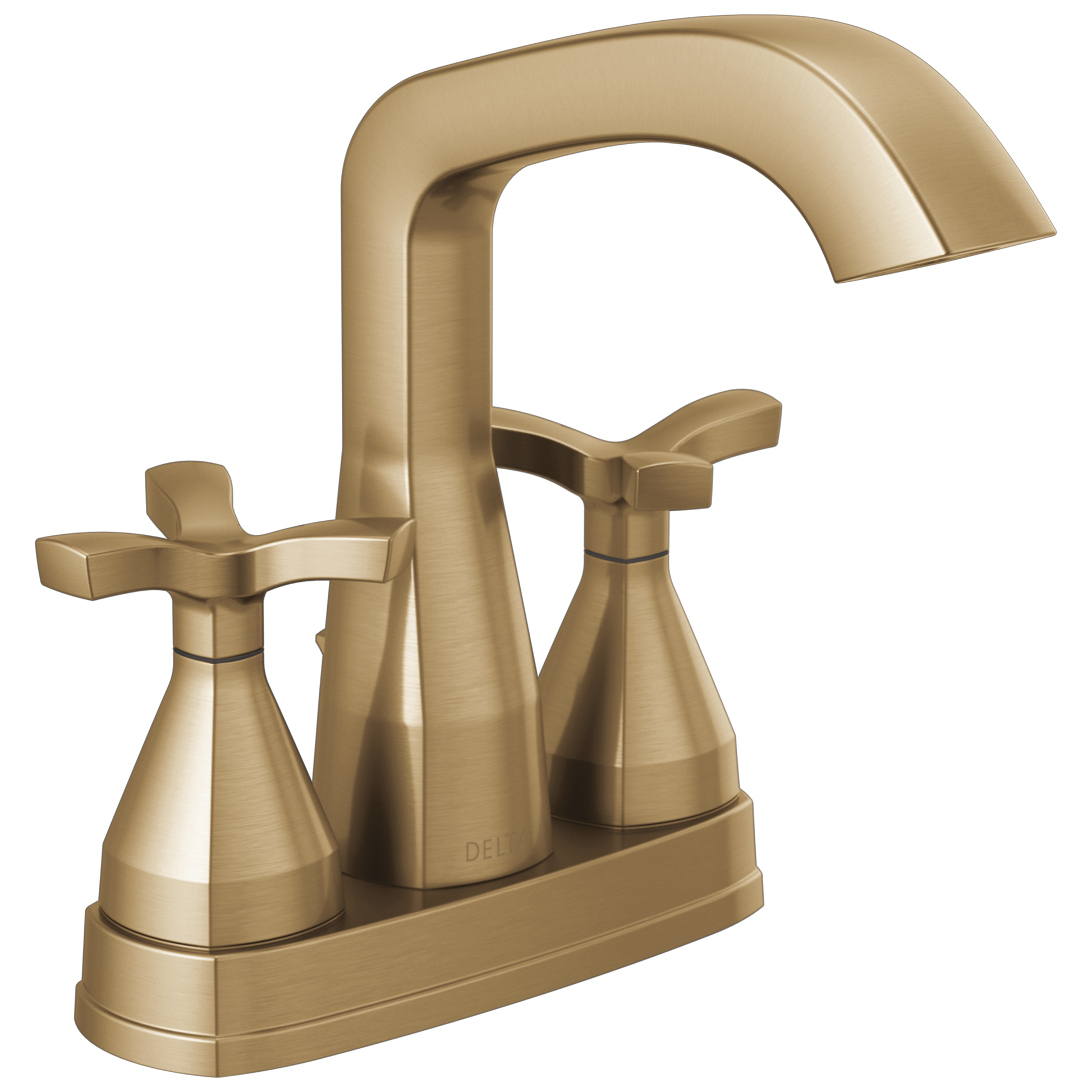 Delta Stryke 257766 Two Handle Centerset Bathroom Faucet - Lumicoat Champagne Bronze