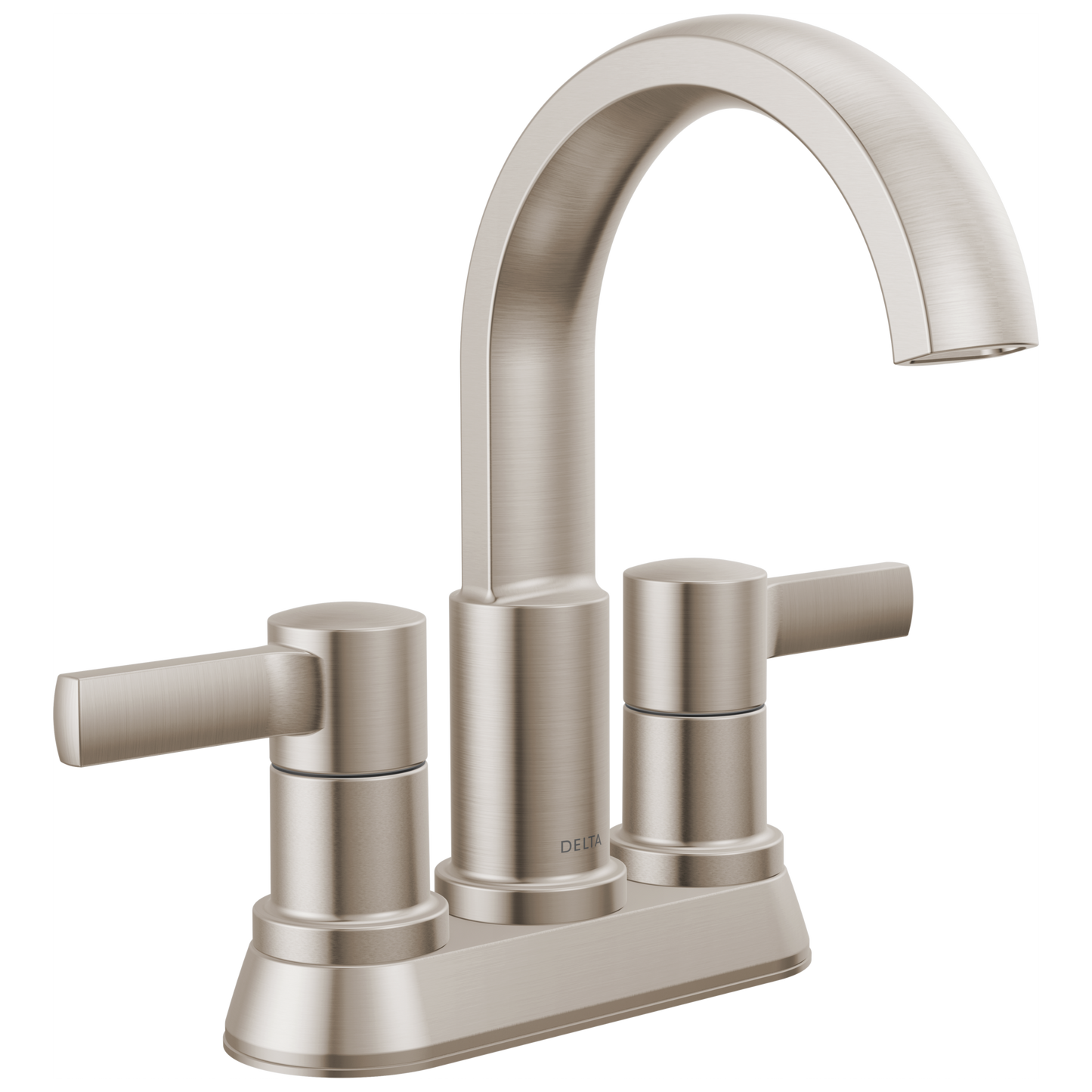 Delta Albion 25855LF Two Handle Centerset Bathroom Faucet - Spotshield Brushed Nickel