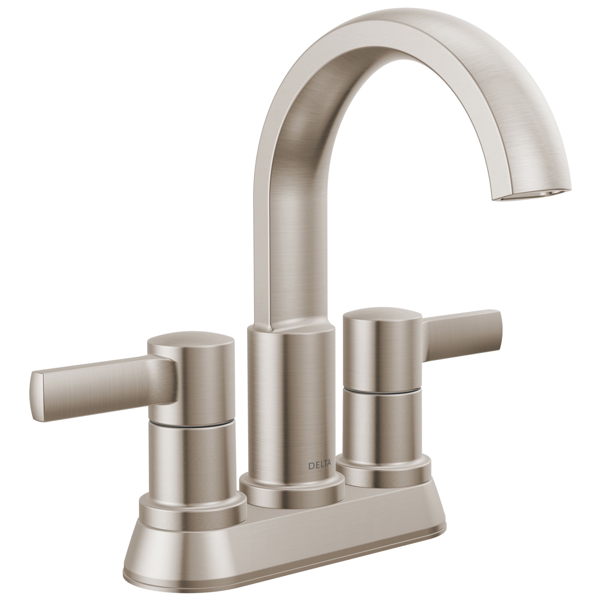 Delta Albion 25855LF Two Handle Centerset Bathroom Faucet - Spotshield Brushed Nickel