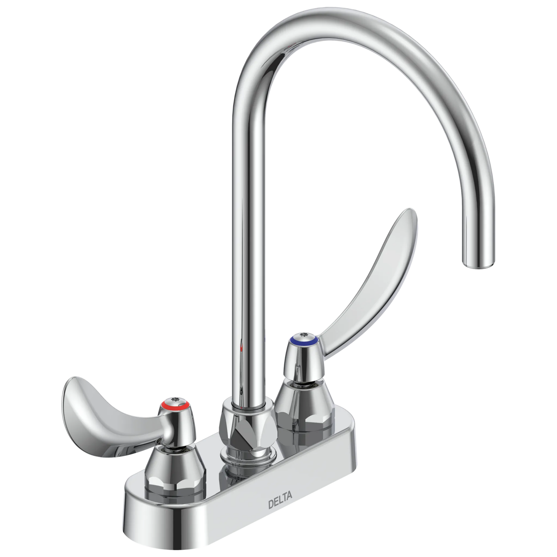 Commercial 27T4 27T4974 Two Handle 4 In Deck-Mount Faucet - Chrome