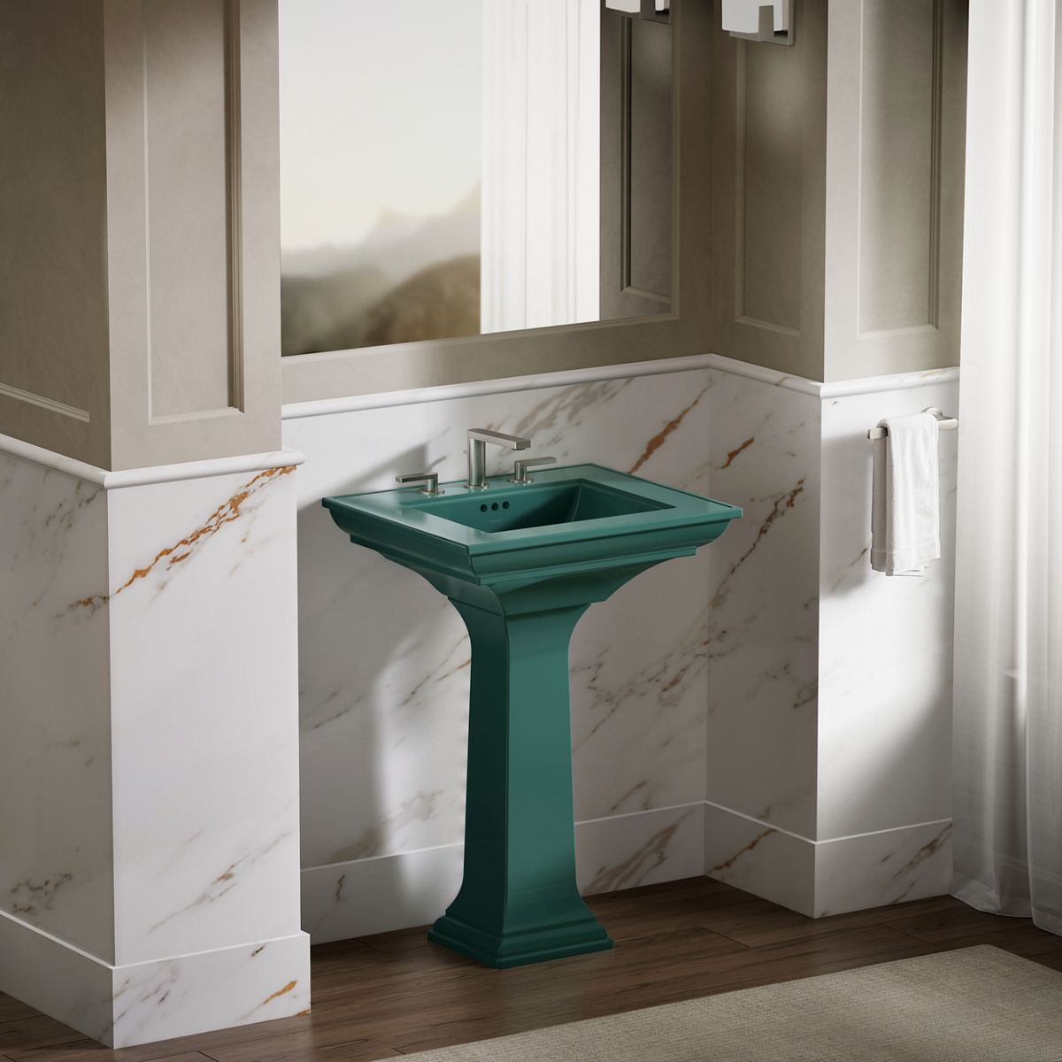 KOHLER K-2344-8-17 Teal - Partialroomview Square