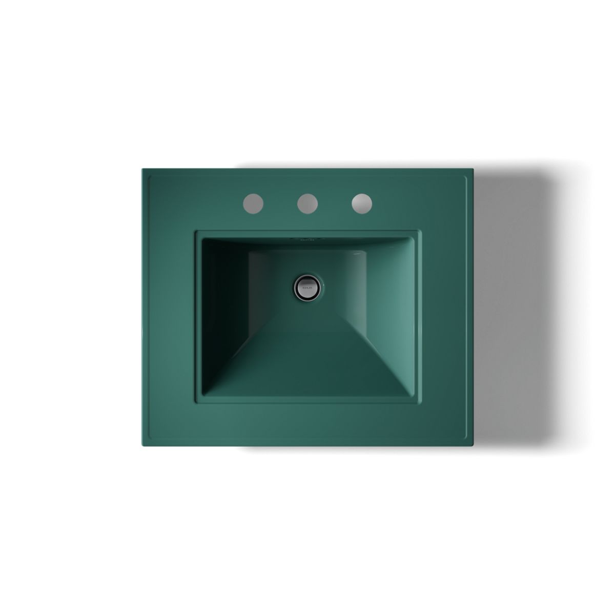 KOHLER K-2344-8-17 Teal - Top Square