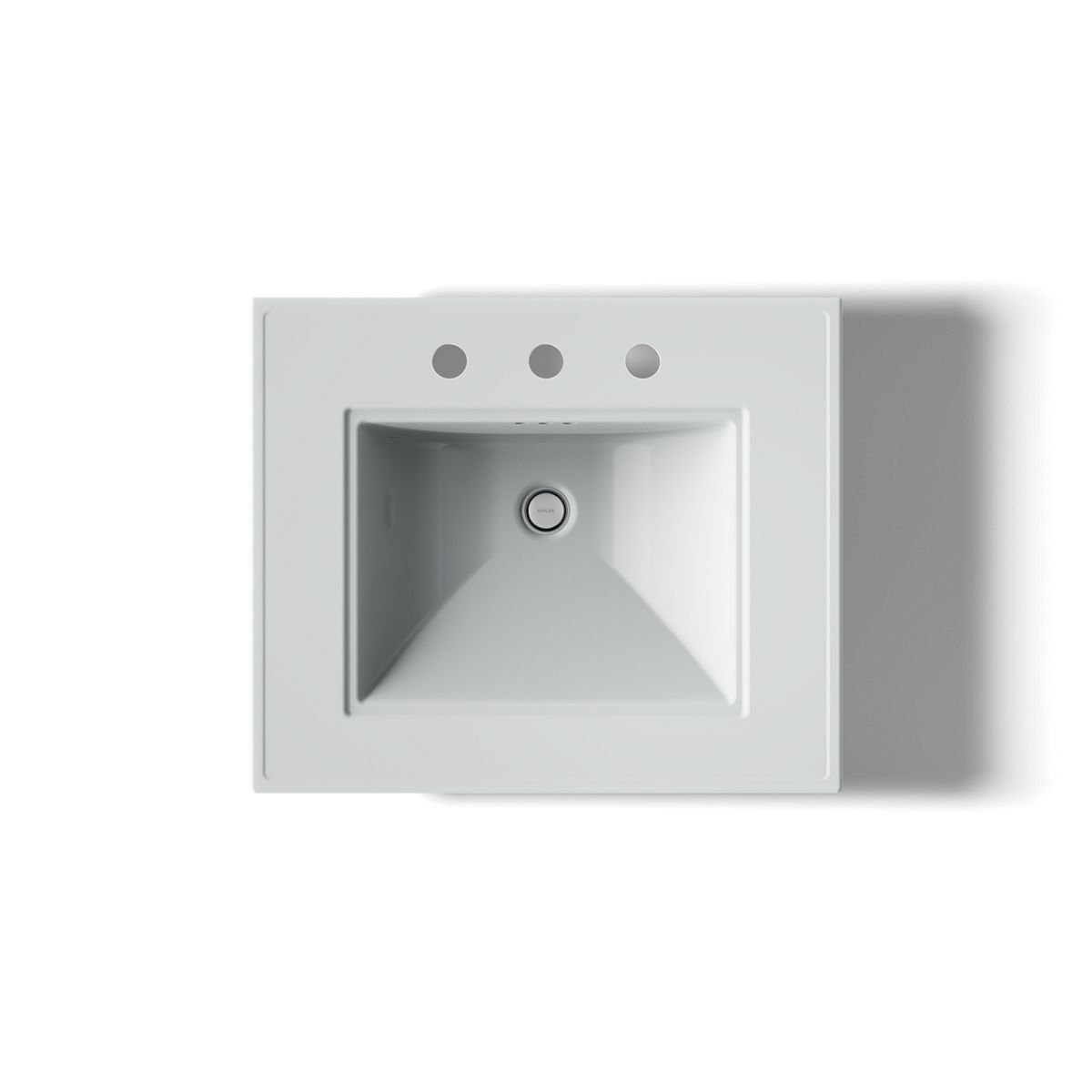 KOHLER K-2344-8-95 Ice Grey - Top Square
