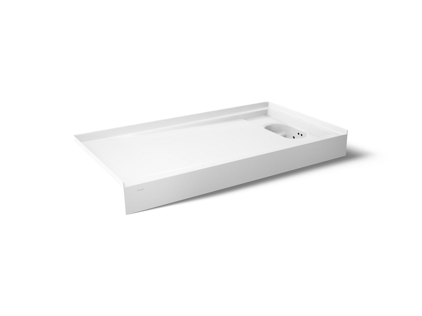 KOHLER K-33474 Anthem EvoCycle 60" x 32" alcove shower base, right drain