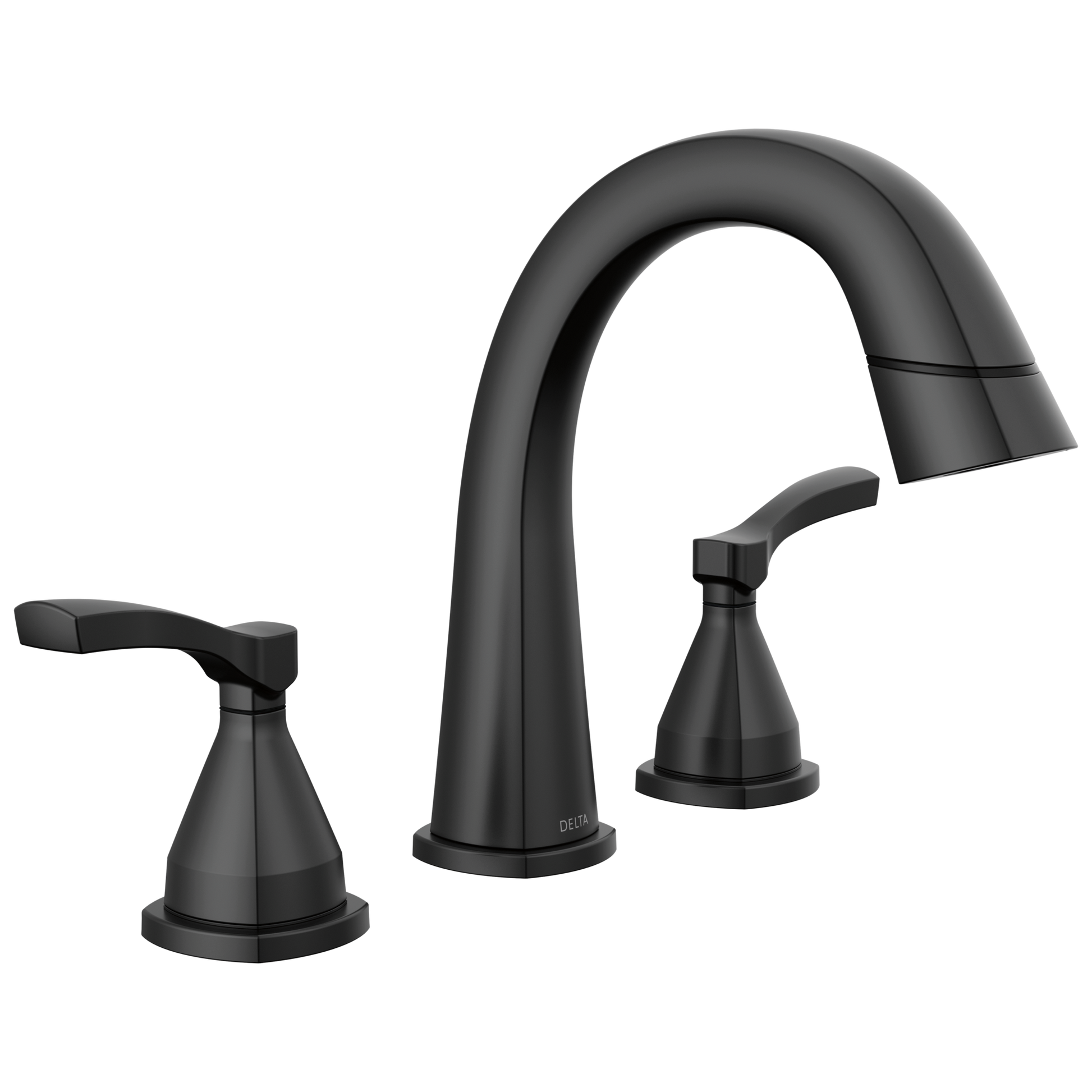 Two Handle Widespread Pull Down Bathroom Faucet