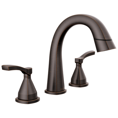 Two Handle Widespread Pull Down Bathroom Faucet