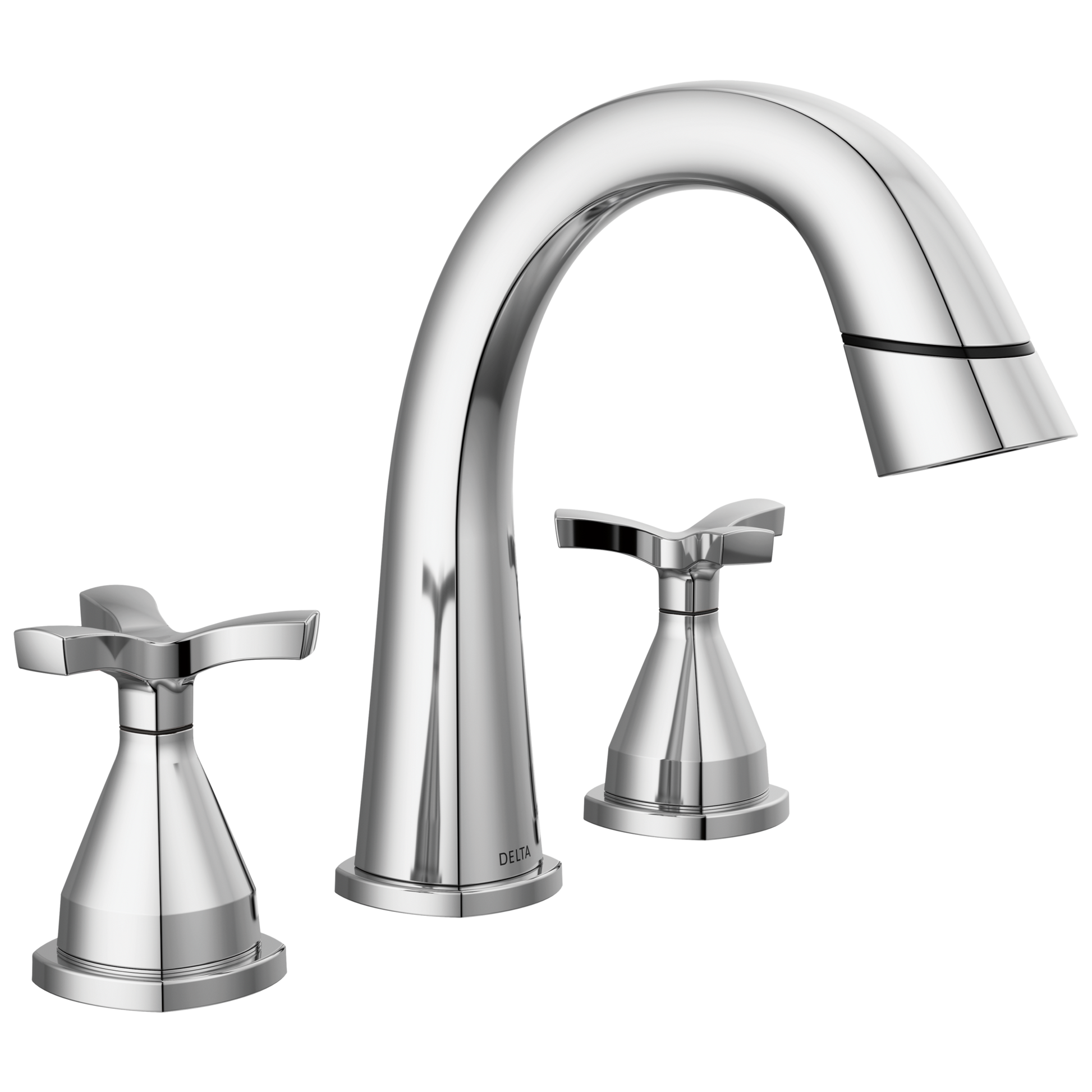Two Handle Widespread Pull-Down Bathroom Faucet