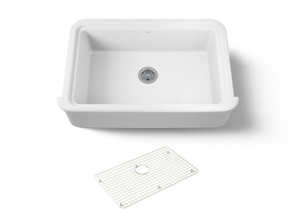 KOHLER K-36250 Audrine 35-1/2" undermount single-bowl farmhouse kitchen sink