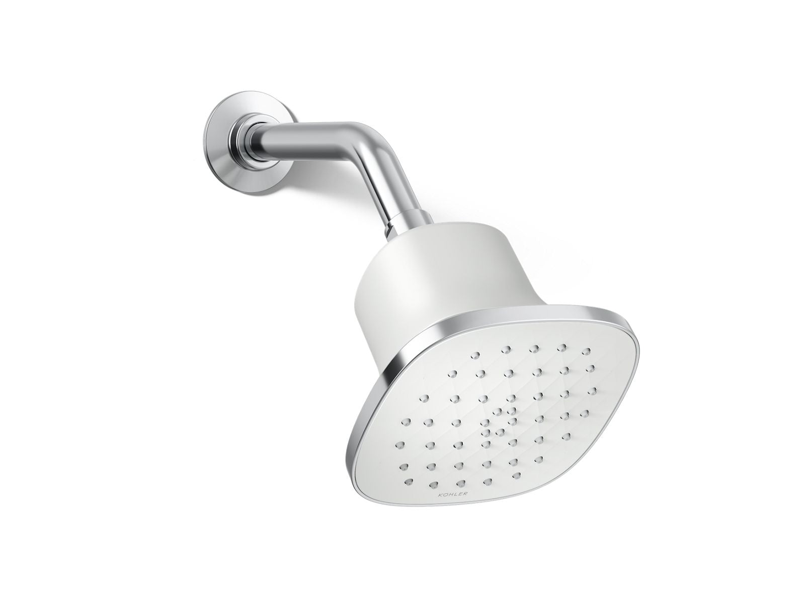 KOHLER Cinq™ Square single-function filtered showerhead, 1.75 gpm