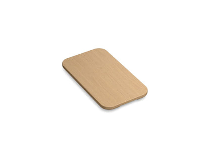 KOHLER K-37818 White Oak Cutting Board for Audrine Kitchen Sink - angled product view