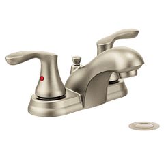 Moen Cstn Lav 2H Cs W/ Waste Bn
