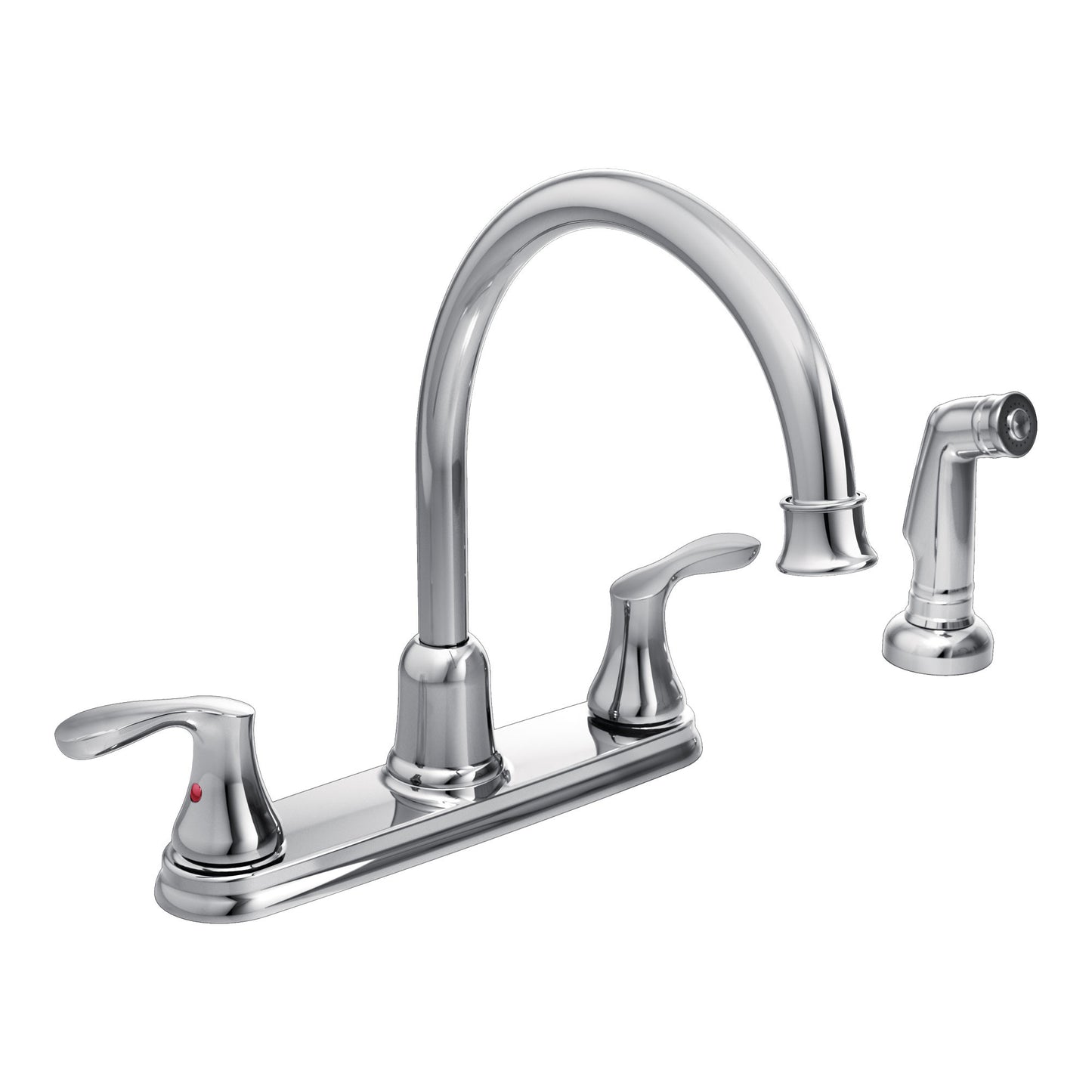 Moen Cornerstone 40619 Two-Handle High Arc Kitchen Faucet