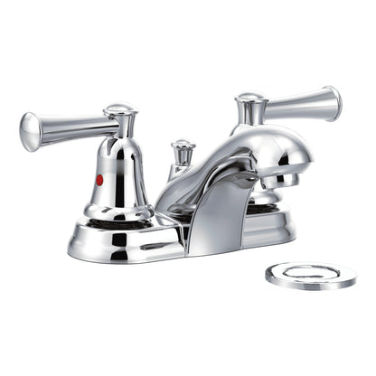 Moen Capstone CA41211 Cpstn 2H Lav Wh 50/50Wa Chr