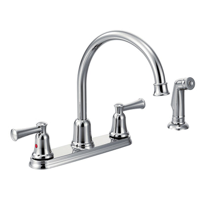 Moen Capstone CA41613 Two-Handle High Arc Kitchen Faucet