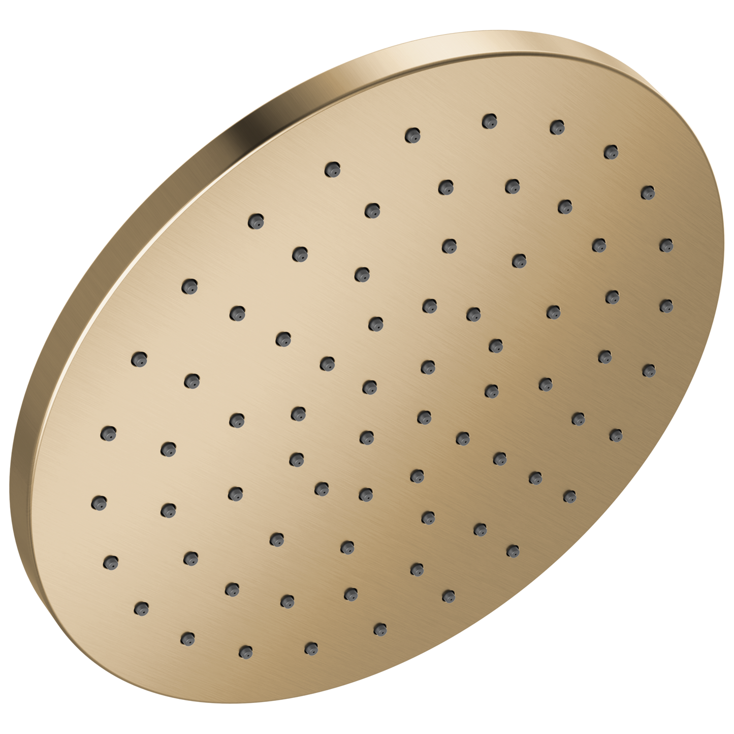 Delta Universal Showering Components 52162 10" Single-Function Raincan Shower Head - Lumicoat Champagne Bronze