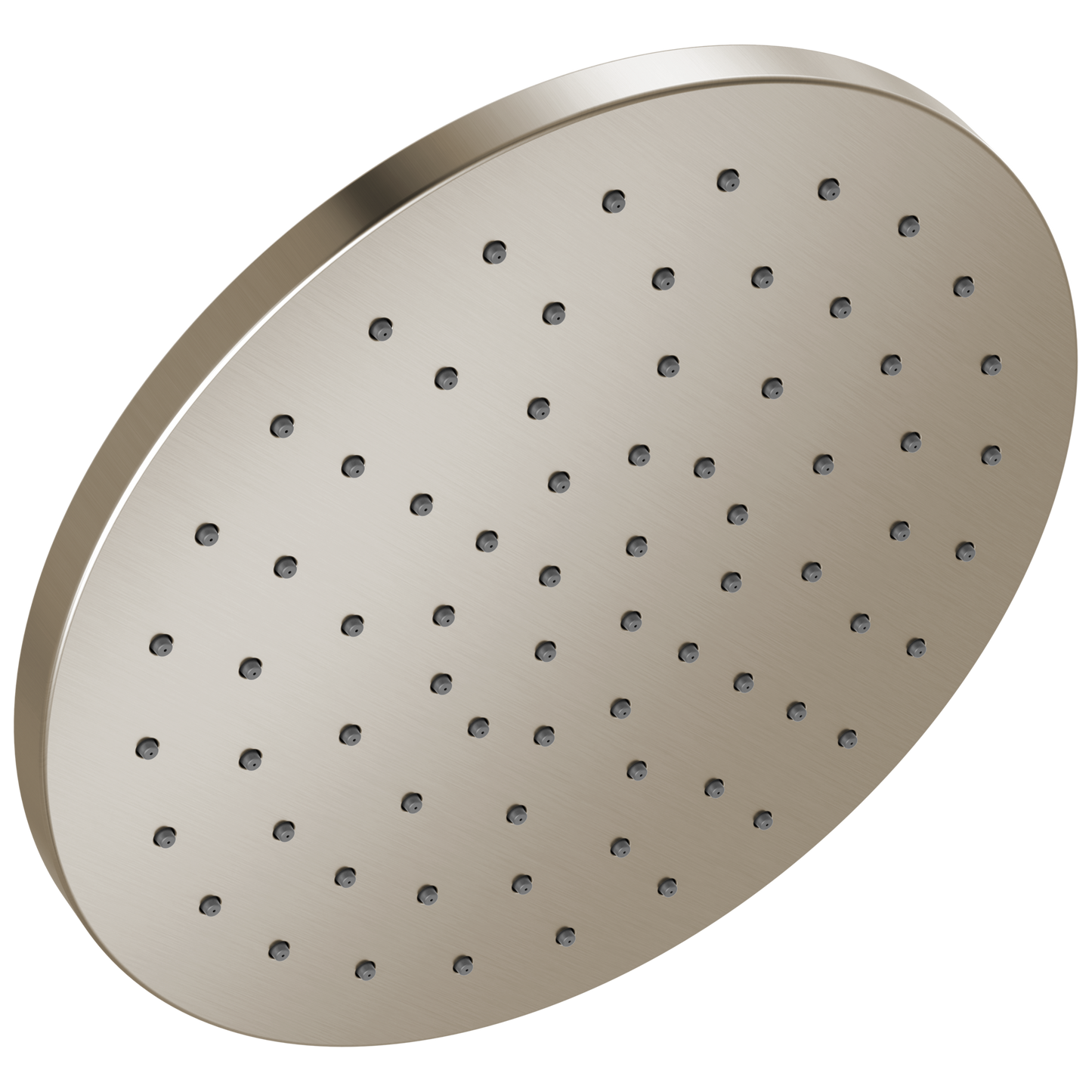 Delta Universal Showering Components 52162 10" Single-Function Raincan Shower Head - Lumicoat Stainless