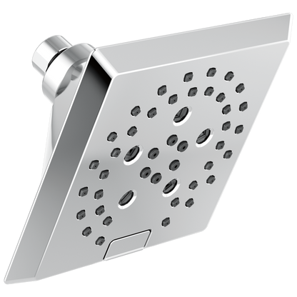 H2OKINETIC 5-Setting Angular Modern Raincan Shower Head
