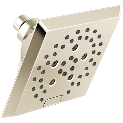 H2OKINETIC 5-Setting Angular Modern Raincan Shower Head