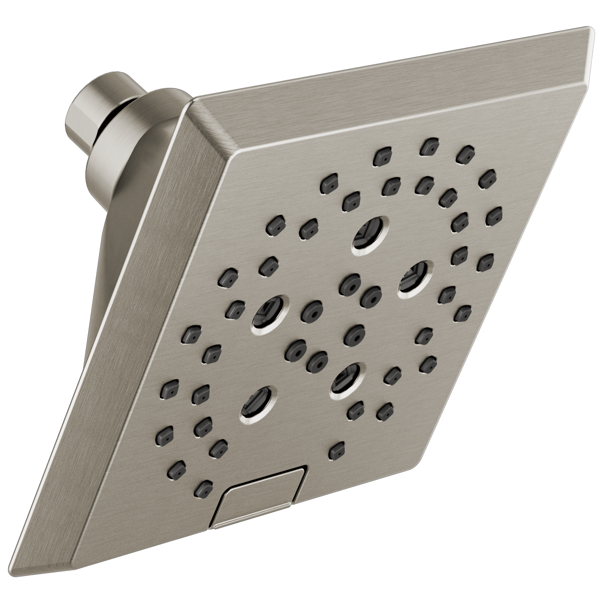 H2OKINETIC 5-Setting Angular Modern Raincan Shower Head