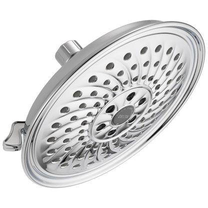 Delta Universal Showering Components 52687 H2OKINETIC 3-Setting Raincan Shower Head - Chrome