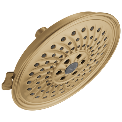 Delta Universal Showering Components 52687 H2OKINETIC 3-Setting Raincan Shower Head - Champagne Bronze