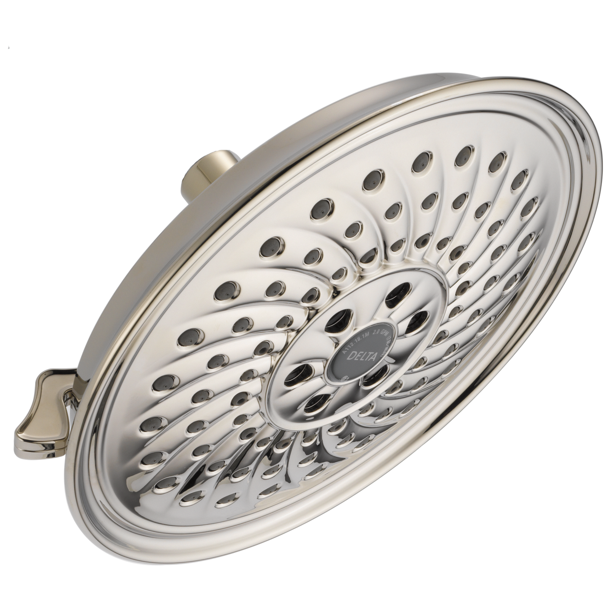 Delta Universal Showering Components 52687 H2OKINETIC 3-Setting Raincan Shower Head - Polished Nickel