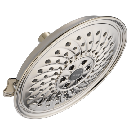 Delta Universal Showering Components 52687 H2OKINETIC 3-Setting Raincan Shower Head - Polished Nickel